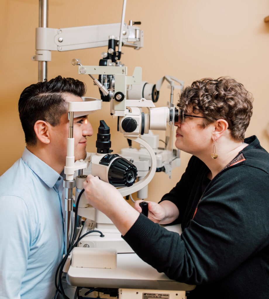 eye exam binyon vision center bellingham